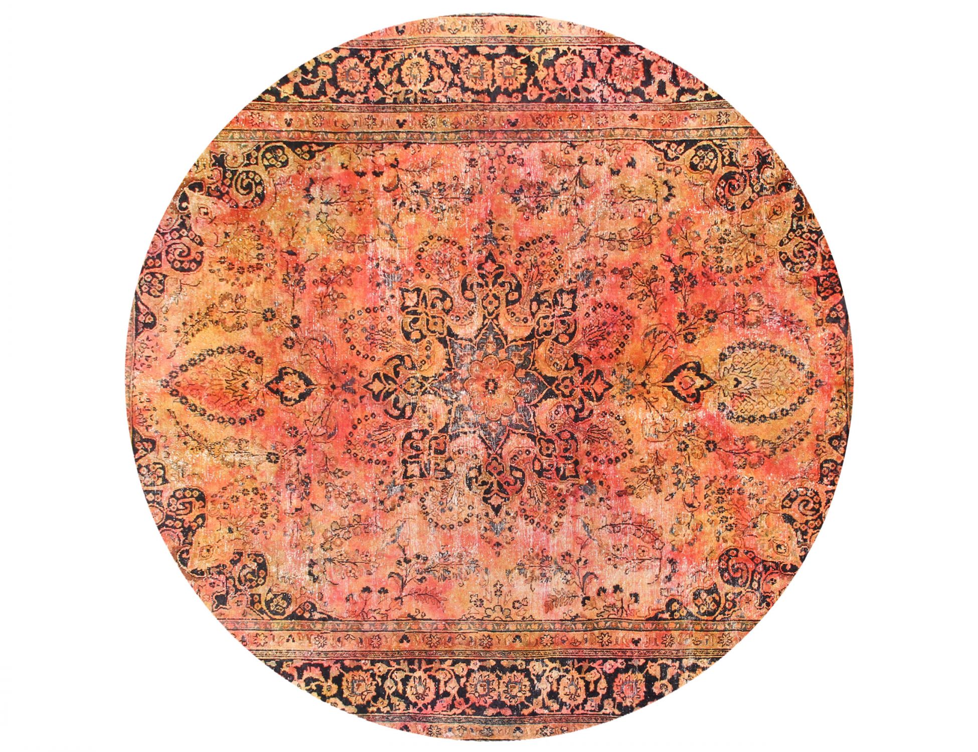 Rund  vintage teppich  mehrfarbig <br/>288 x 288 cm