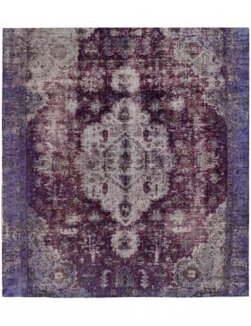 Persischer Vintage Teppich 243 x 243 lila