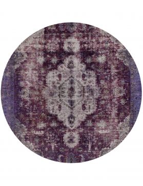 Alfombra persa vintage 243 x 243 púrpura