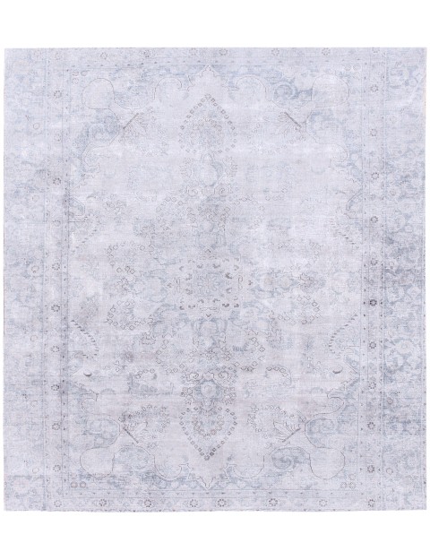 Blau Persien Persischer vintage teppich 210 x 210 cm