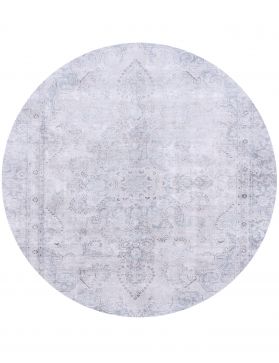 Perzisch vintage tapijt 210 x 210 blauw