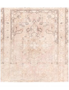 Persischer Vintage Teppich 195 x 195 beige