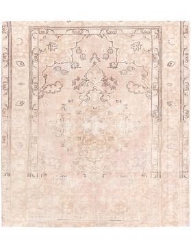 Alfombra persa vintage 195 x 195 beige