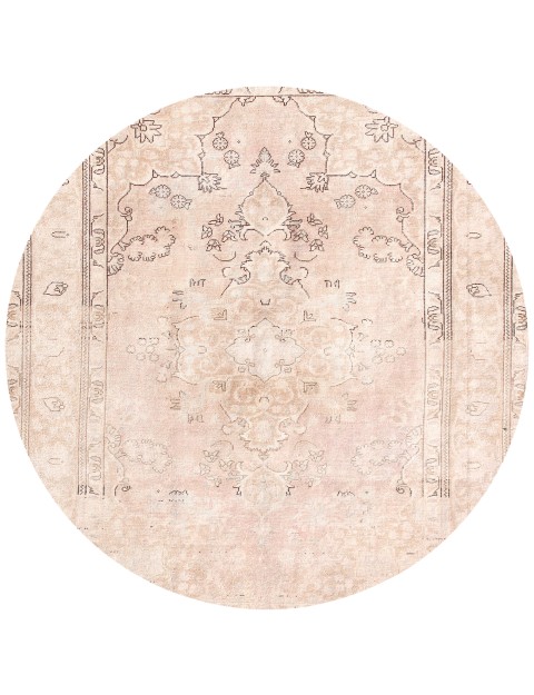 Beige Persien Persischer Vintage Teppich 195 x 195 cm