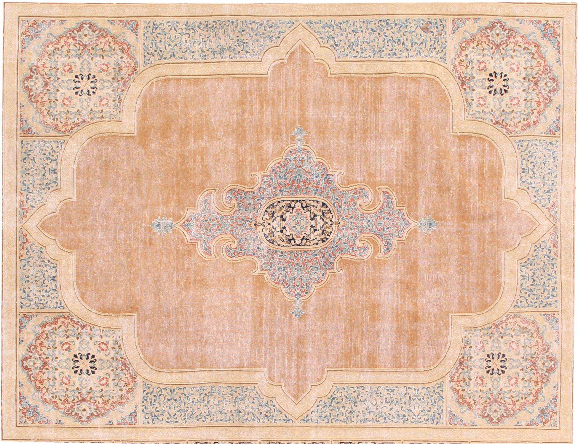 Persischer Vintage Teppich  gelb <br/>320 x 202 cm