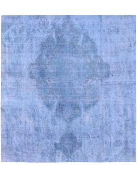 Tapis Persan vintage 200 x 200 bleu