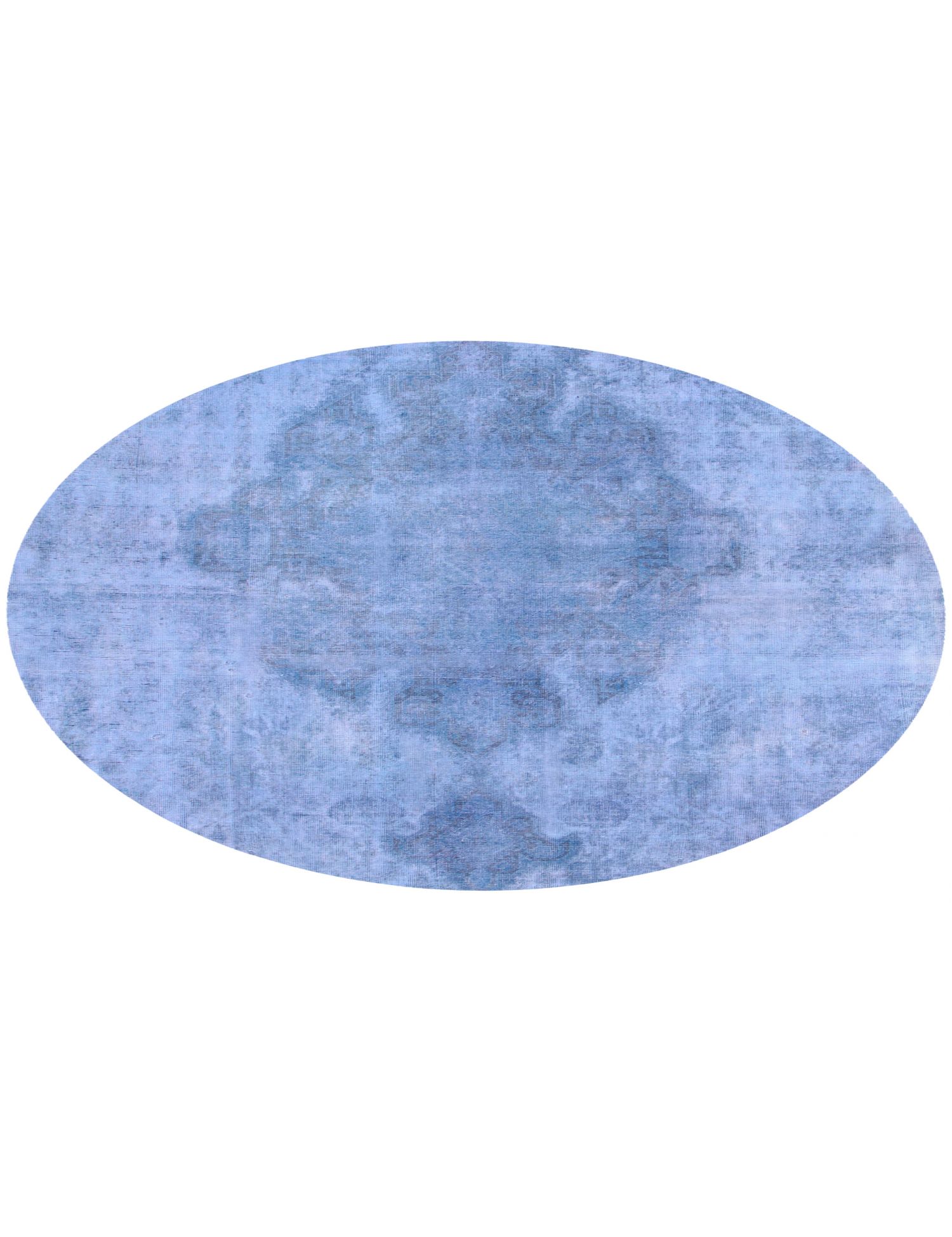 Rund  Vintage Teppich  blau <br/>200 x 200 cm
