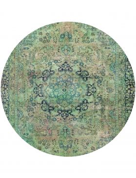 Persisk vintage teppe 171 x 171 grønn