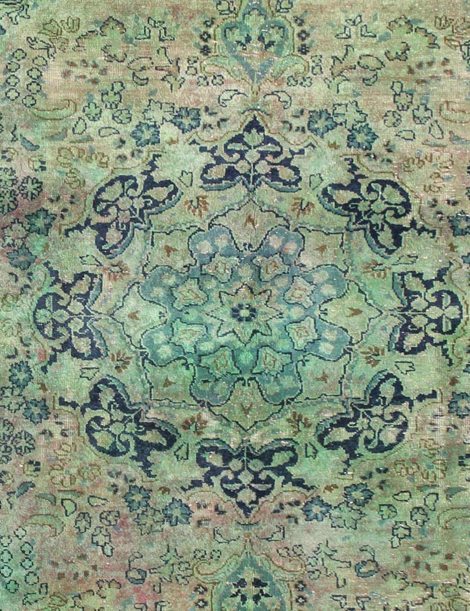 Rund  Vintage Teppich  grün <br/>171 x 171 cm