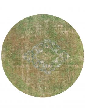Persialaiset vintage matot 146 x 146 vihreä