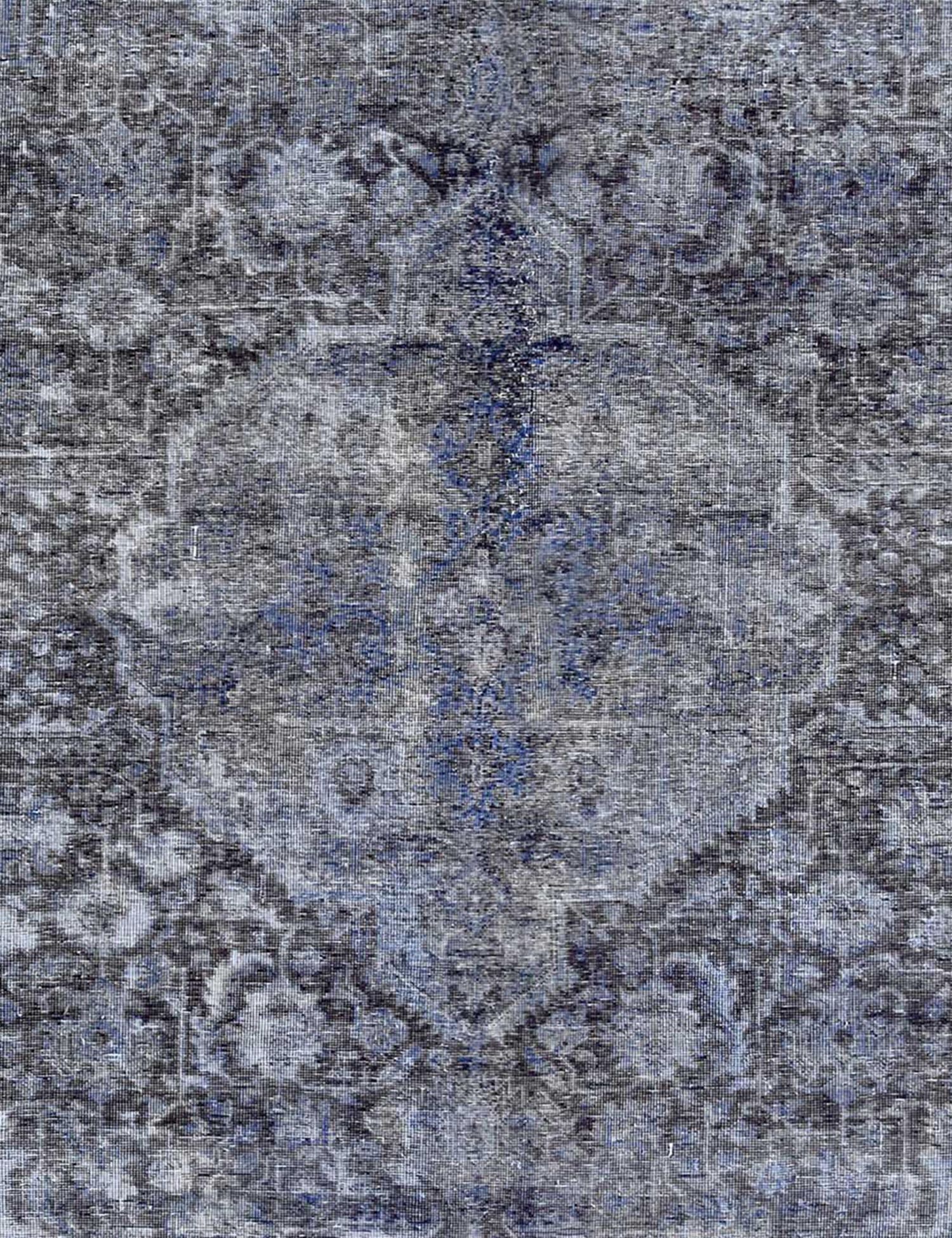 Vintage Teppich rund  blau <br/>316 x 210 cm
