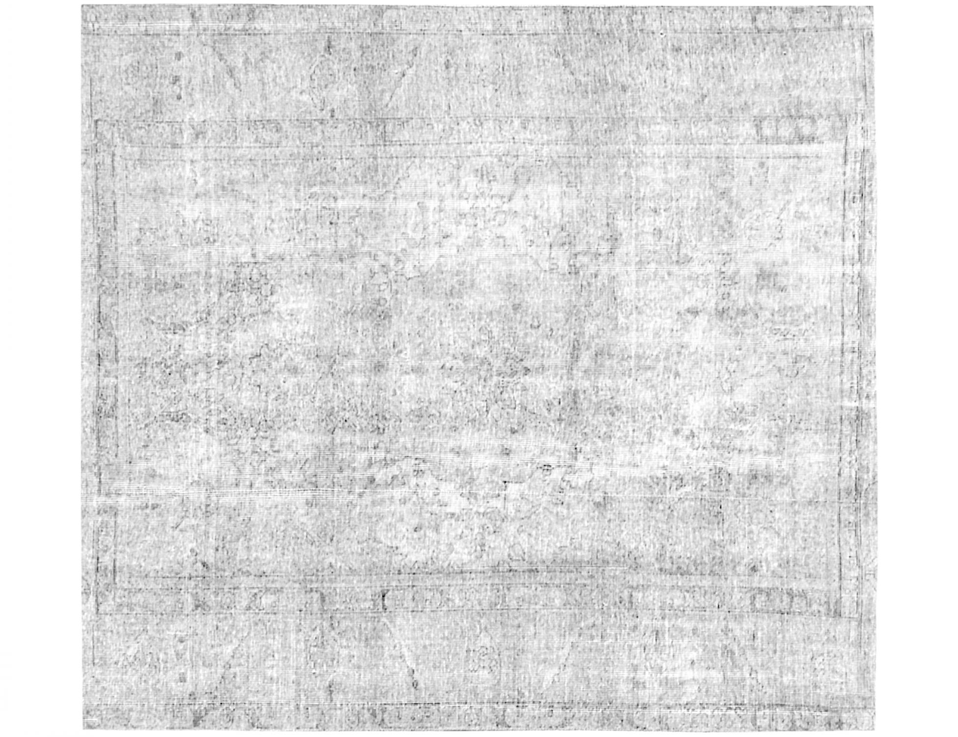 Tappeto vintage persiano  grigo <br/>186 x 186 cm