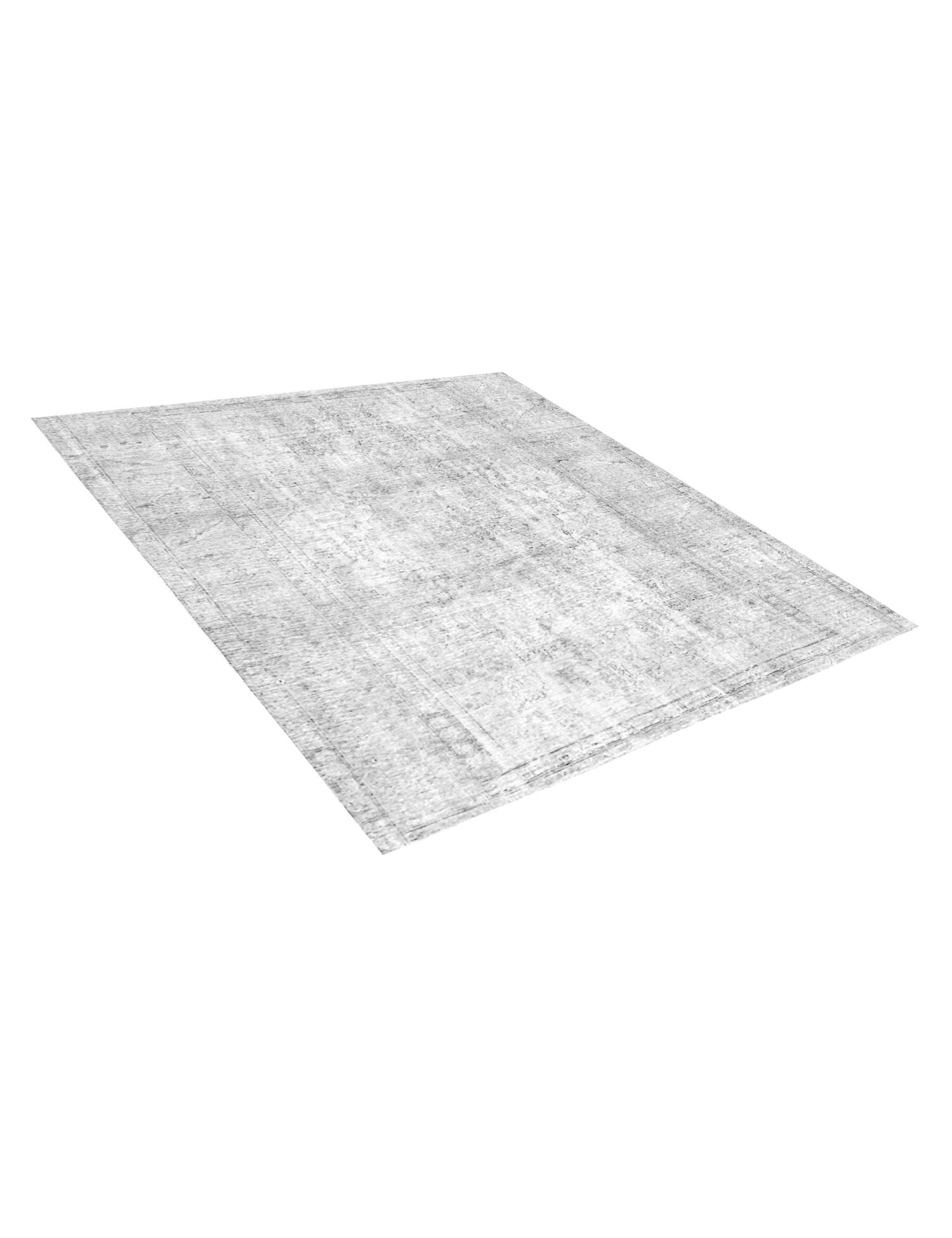 Quadrat  Vintage Teppich  grau <br/>186 x 186 cm