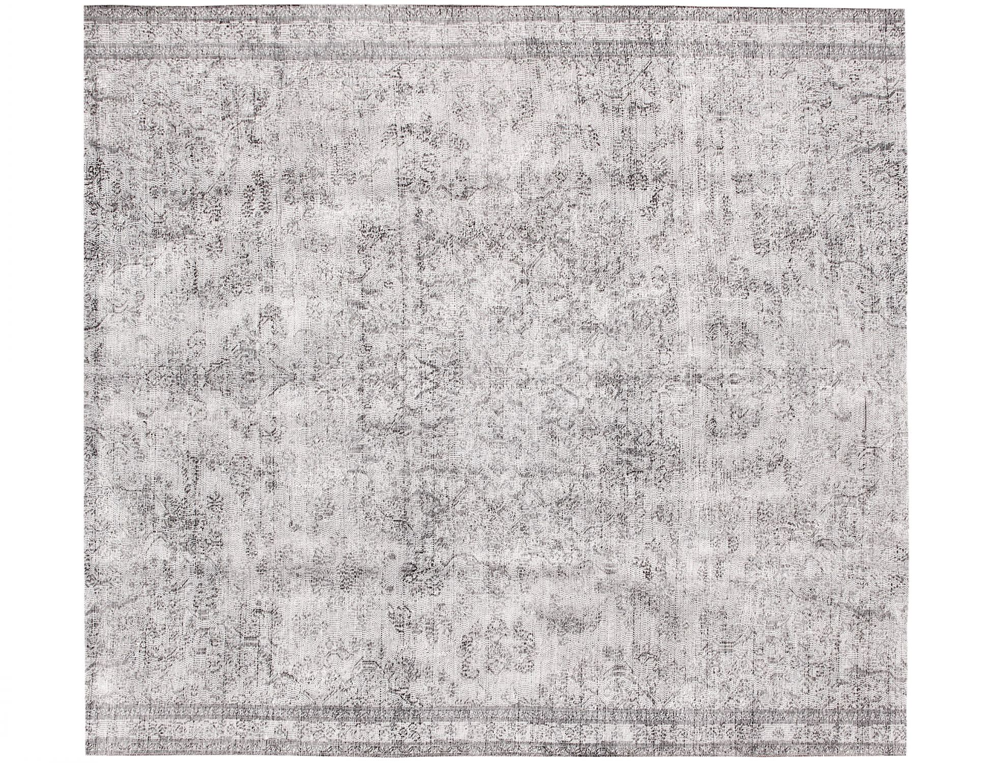 Quadrat  Vintage Teppich  grau <br/>220 x 220 cm