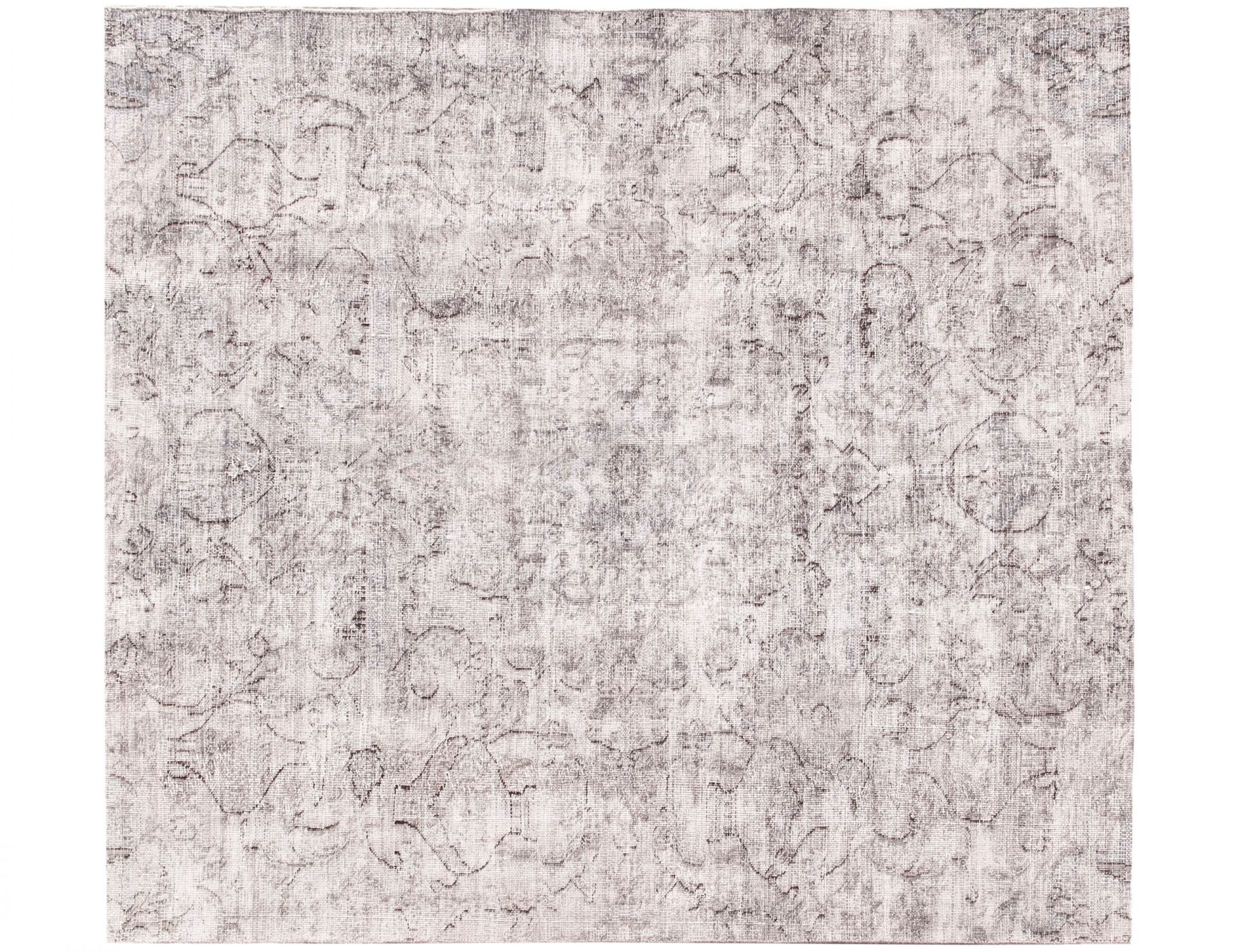 Persisk vintage matta  grå <br/>174 x 174 cm