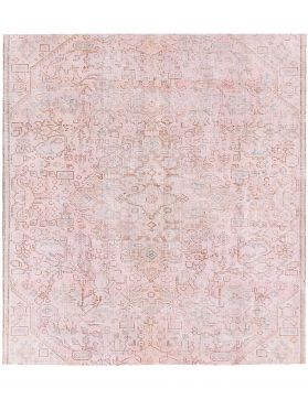 Quadrat  Vintage Teppich  beige <br/>170 x 170 cm