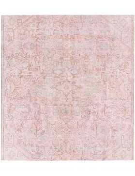 Tapis Persan vintage 170 x 170 beige