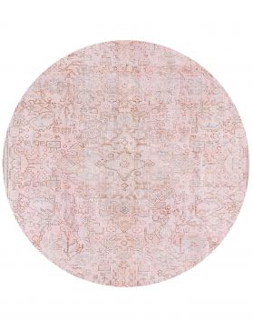 Persischer Vintage Teppich 170 x 170 rosa