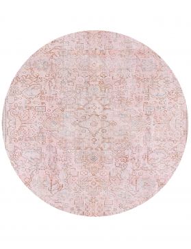 Tapis Persan vintage 170 x 170 rose