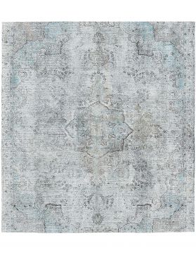 Persischer Vintage Teppich 220 x 220 grau