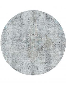 Persisk vintage teppe 220 x 220 grå