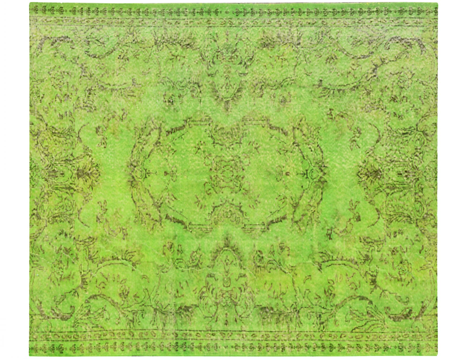 Vintage Teppich  grün <br/>230 x 161 cm