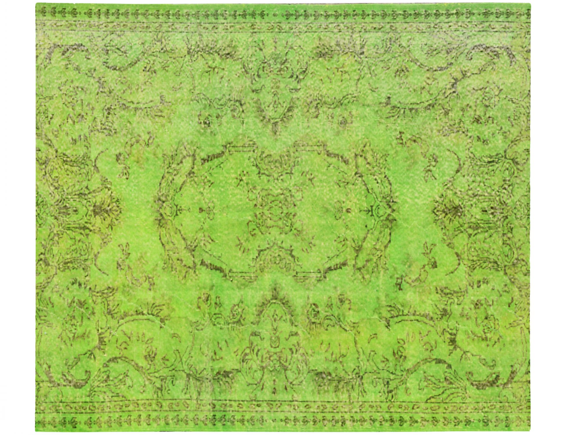 Vintage Matta  grön <br/>230 x 161 cm