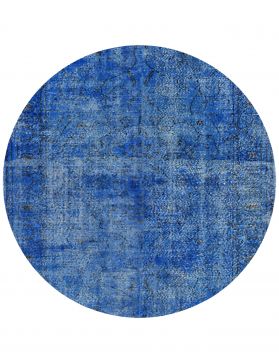 Vintage Teppich 189 X 189 blau