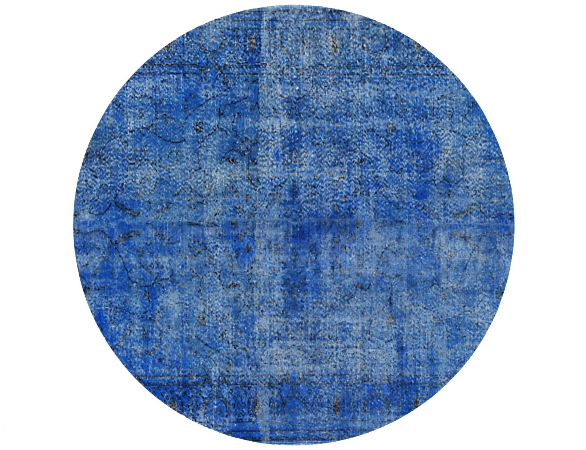 Tappeto Vintage  blu <br/>189 x 189 cm