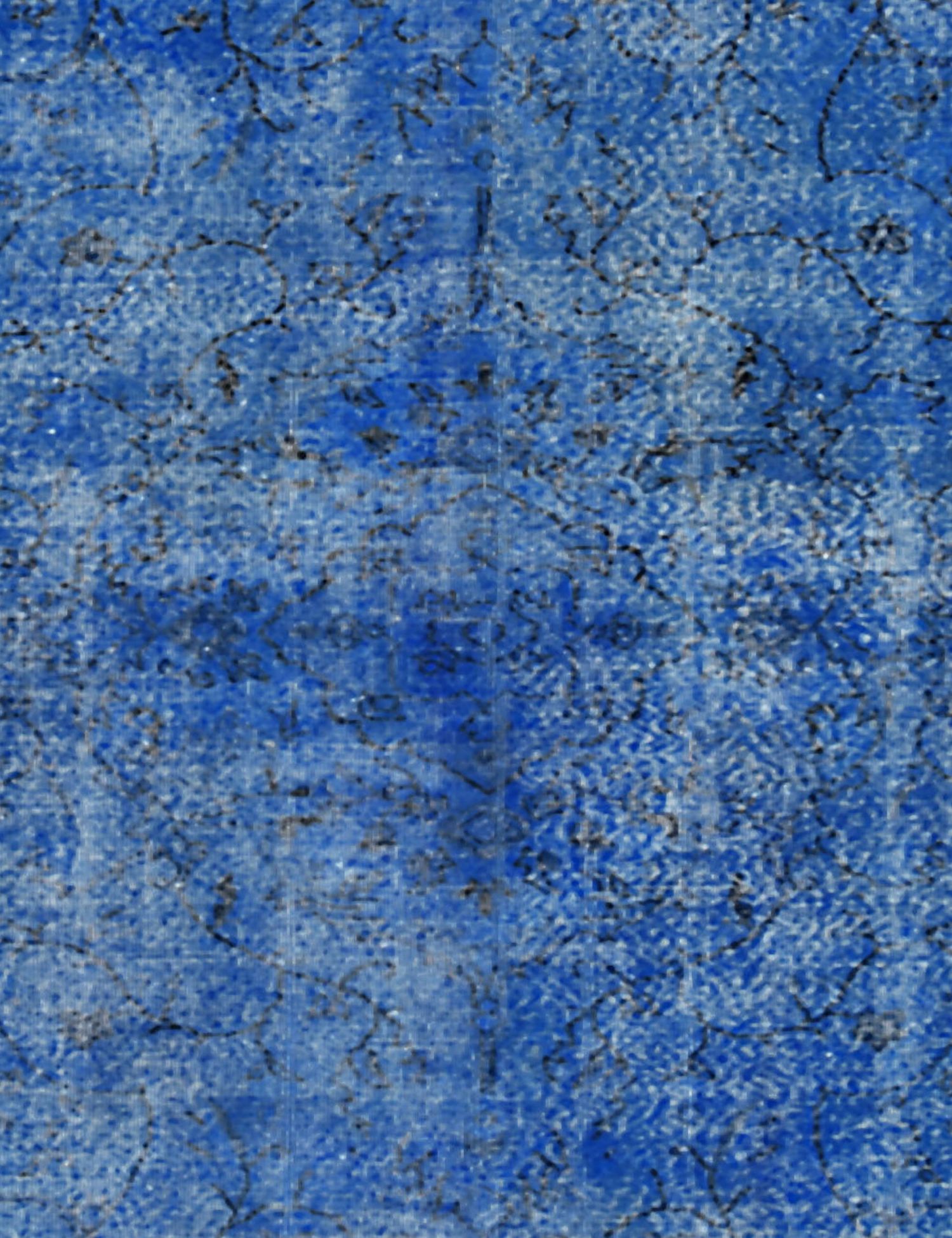 Vintage Teppich  blau <br/>240 x 189 cm