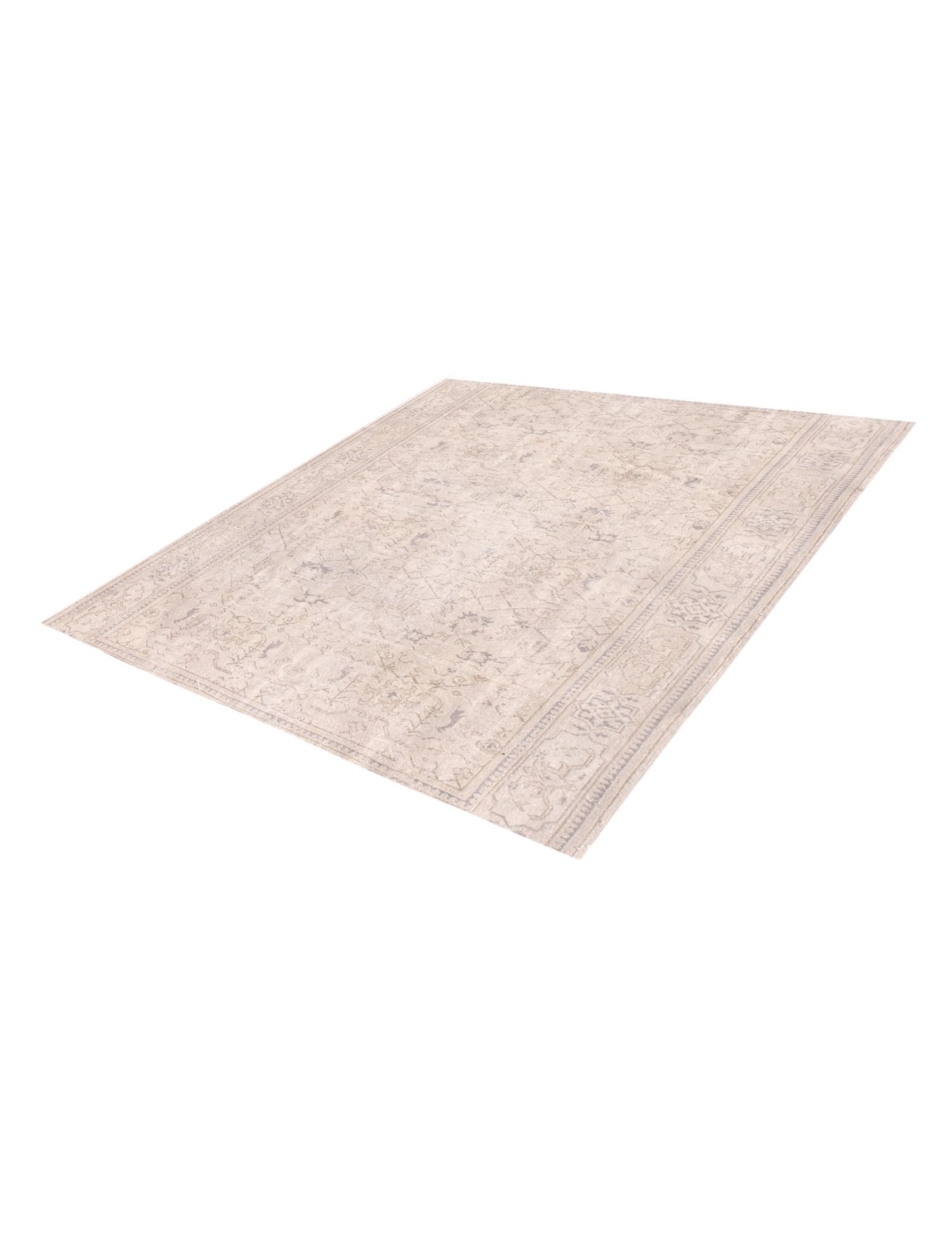 Quadrat  Vintage Teppich  beige <br/>170 x 170 cm