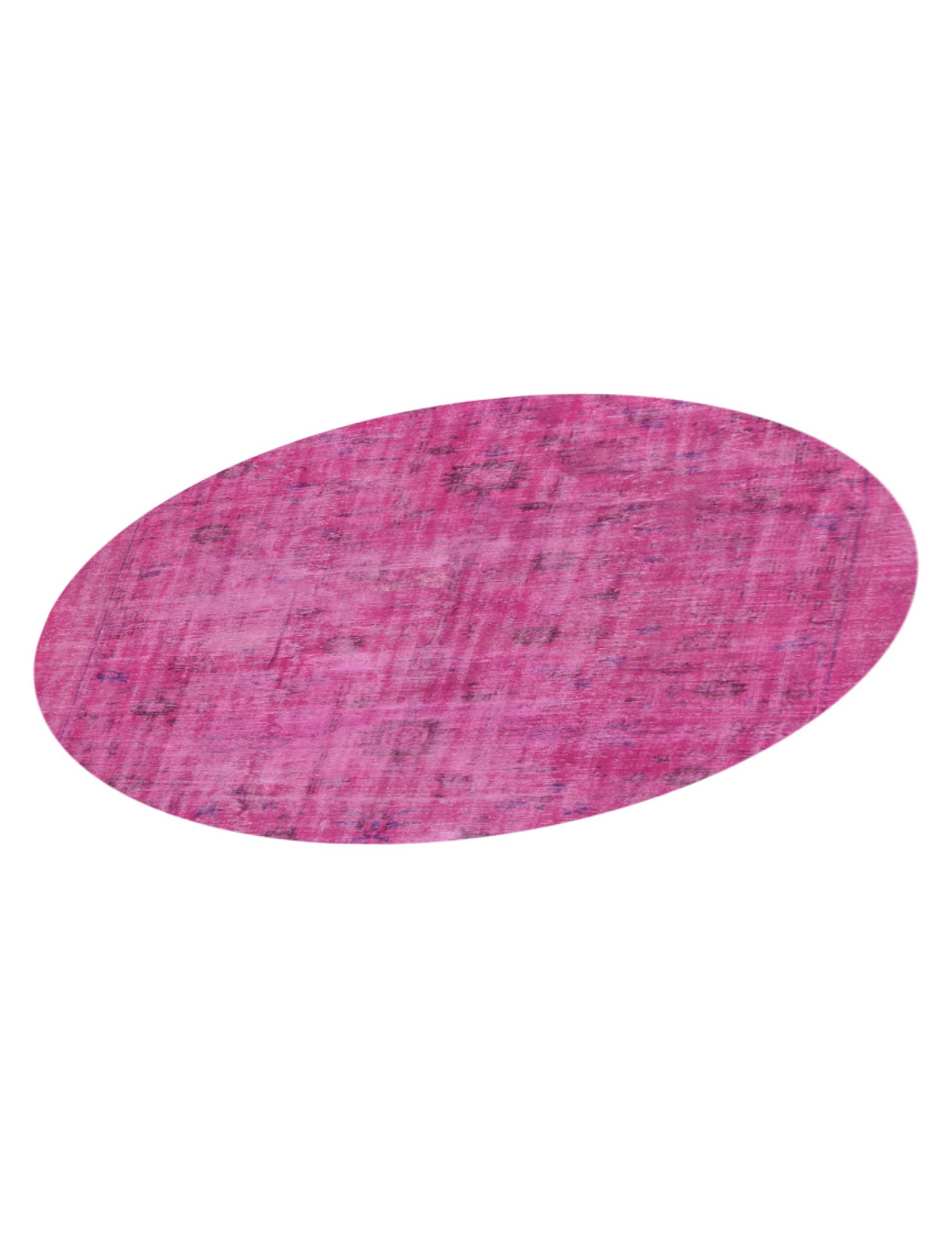 Vintage Teppich rund  rosa <br/>252 x 252 cm