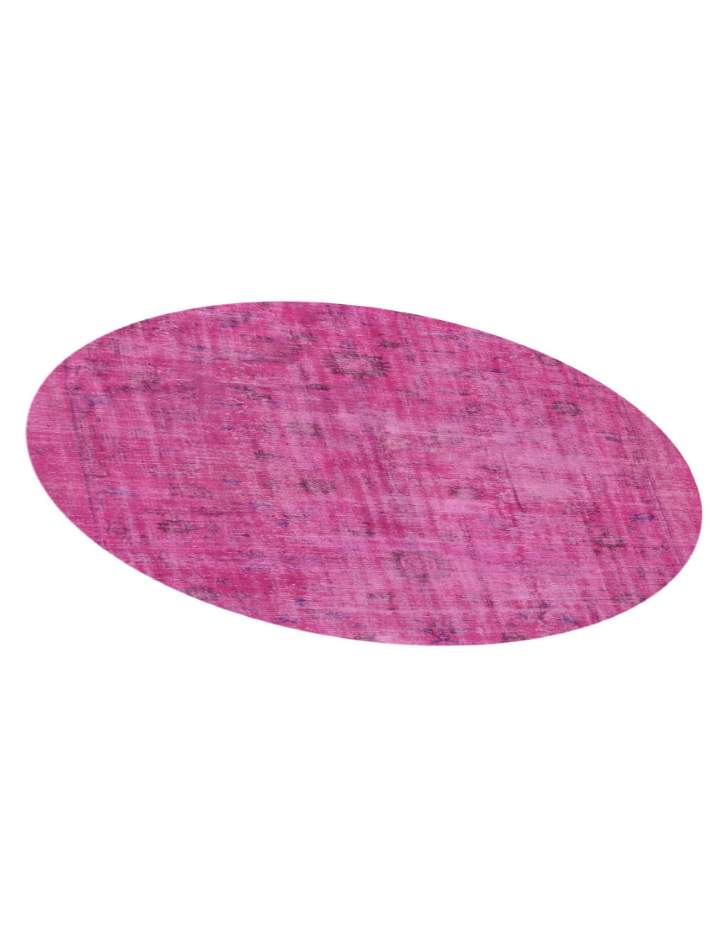 Vintage Teppich rund  rosa <br/>252 x 252 cm