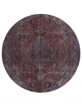 Vintage Tapis rond 250 X 250 marron