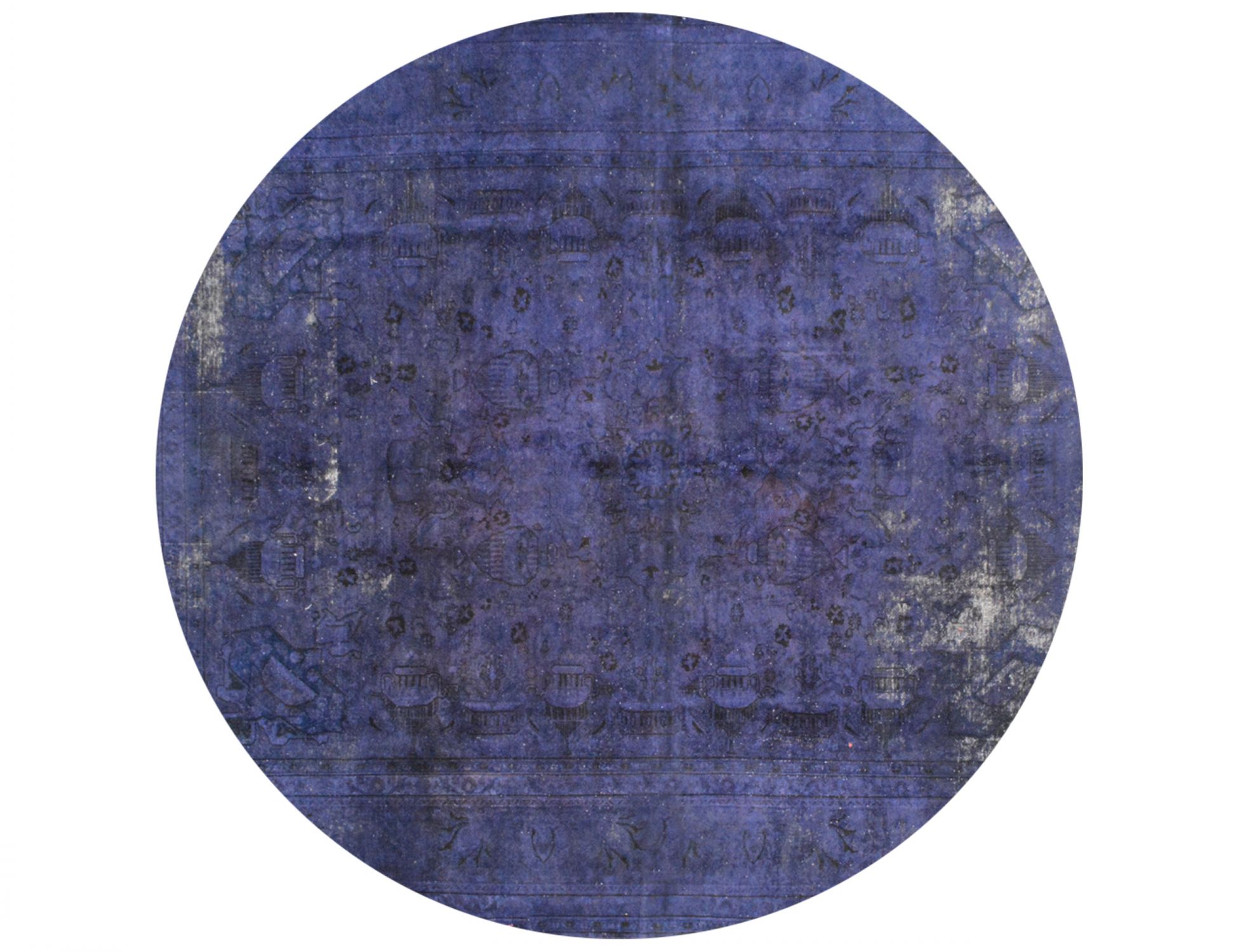 Tappeto Vintage  blu <br/>280 x 280 cm