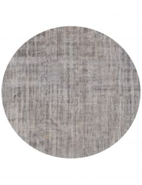 Vintage Teppich rund 250 X 250 grau