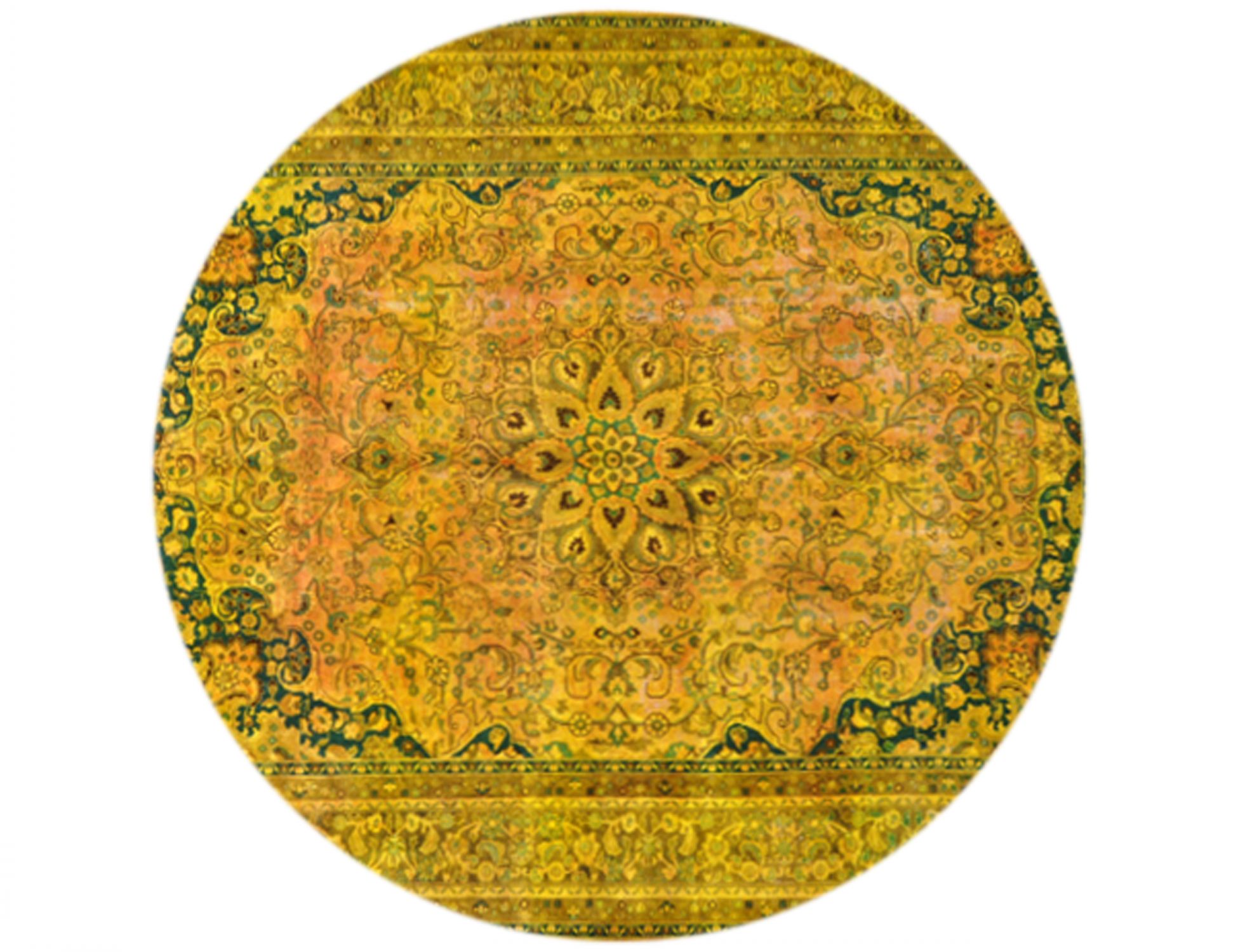 Tappeto Vintage  giallo <br/>286 x 286 cm