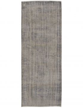 vintage teppich türkis 340 X 125 grau