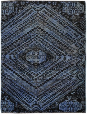 Blå Persien Vintage Tæppe  202 x 110 cm