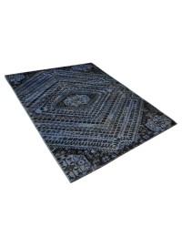 Blau Persien Vintage Teppich  202 x 110 cm