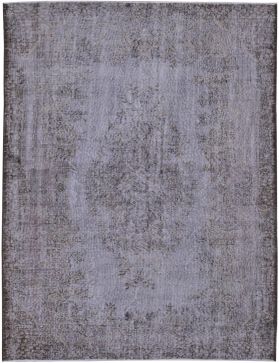 vintage teppich türkis  274 X 177 grau