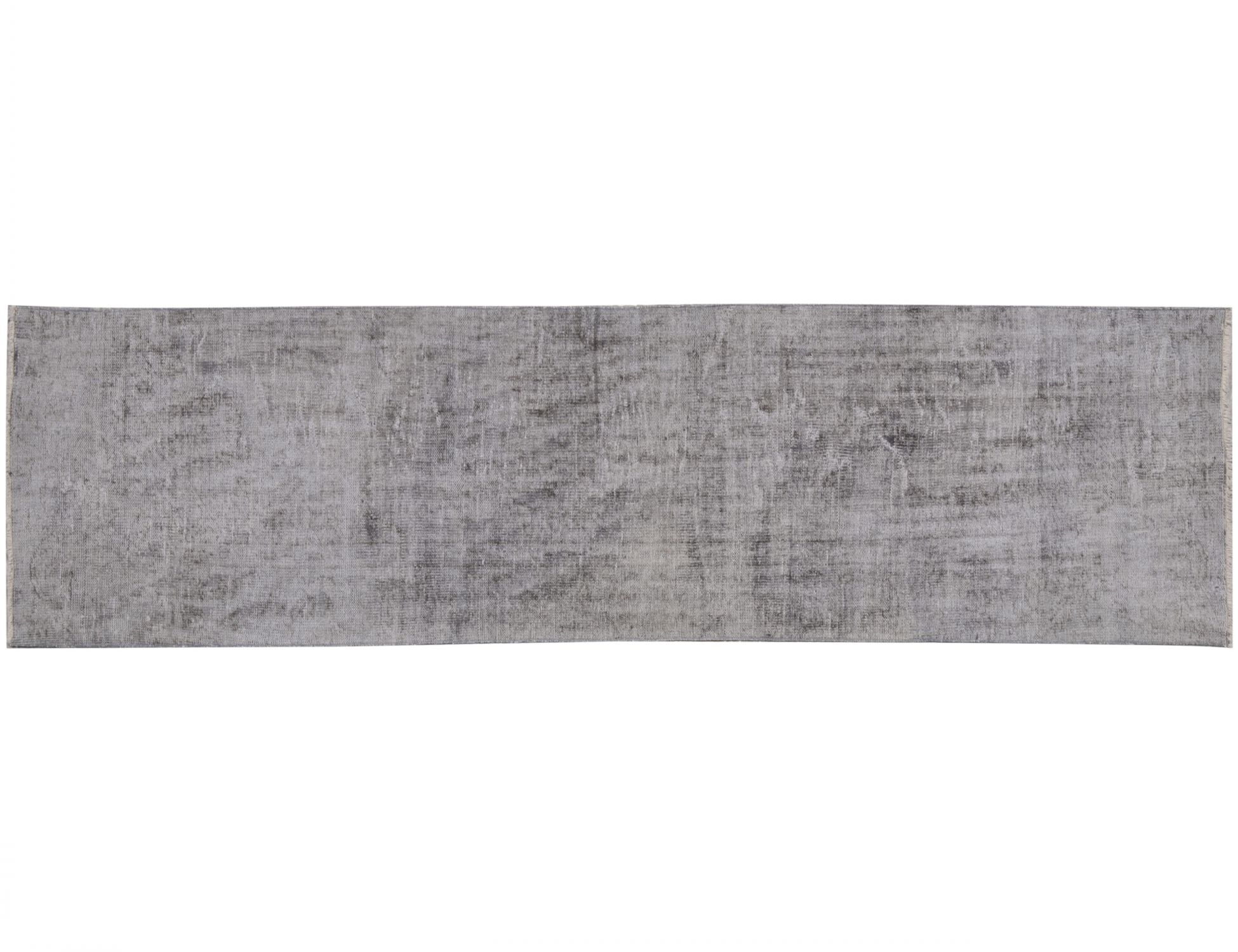 Grigio Turco Tappeto Vintage 309 x 89 cm - Tappeto unico fatto a mano