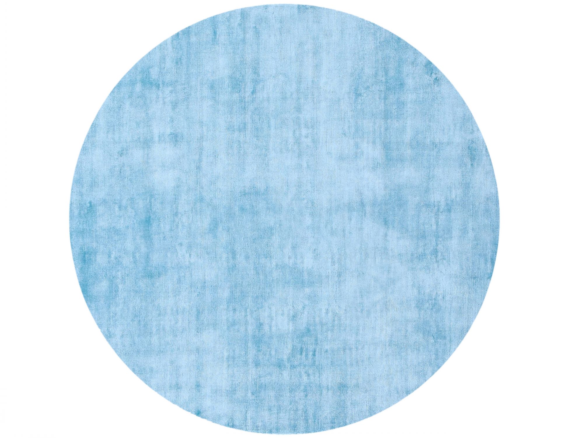 Rund Cozy  blau <br/>180 x 180 cm