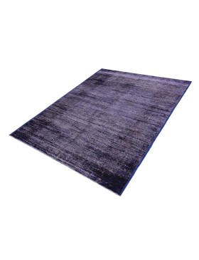 Blu Persiano Tappeto Vintage 218 x 120 cm - view 2