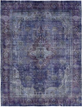 Tappeto vintage persiano 383 x 287 blu