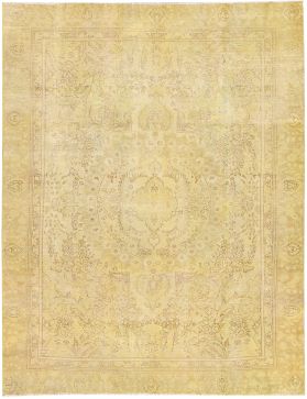 Persian vintage carpet  yellow  <br/>310 x 214 cm