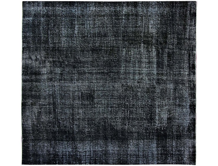 Schwarz Türkei Vintage Teppich  185 x 185 cm