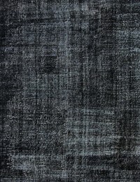 Schwarz Türkei Vintage Teppich  185 x 185 cm