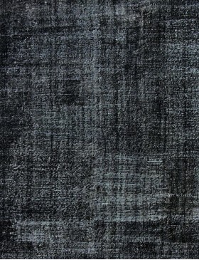 Schwarz Türkei Vintage Teppich  185 x 185 cm