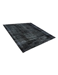 Schwarz Türkei Vintage Teppich  185 x 185 cm